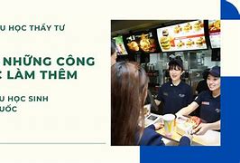 Những Công Việc Làm Thêm Cho Du Học Sinh Hàn