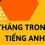 Tháng 4 Tiếng Anh Gọi Là Gì